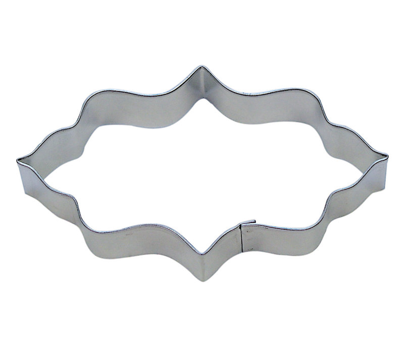 R&M Elongated Plaque Cookie Cutter 4.75"