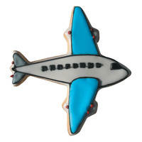 R&M Airplane  Navy Blue Cookie Cutter, 4"
