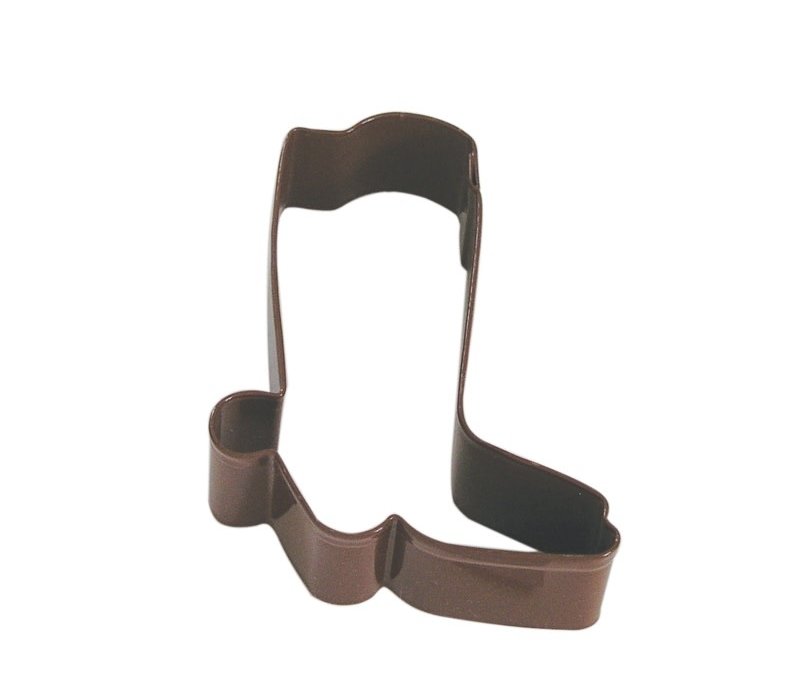 (discontinued) R&M Cowboy Boot Cookie Cutter 3"- Brown