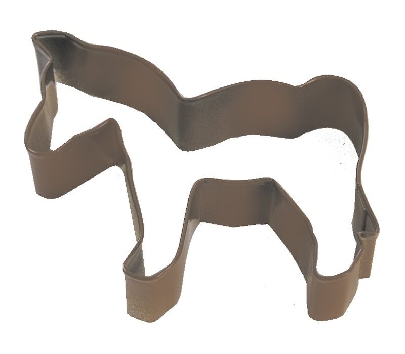 (discontinued) R&M Horse Cookie Cutter 4"- Brown