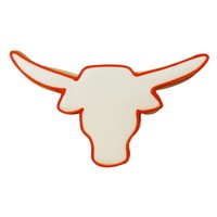 (Discontinued) R&M, Longhorn Orange Cookie Cutter 6"