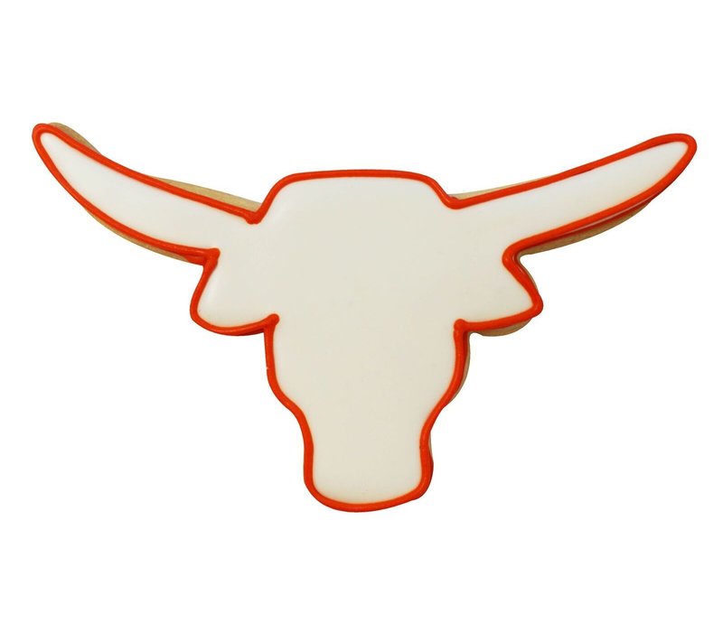 (Discontinued) R&M, Longhorn Orange Cookie Cutter 6"