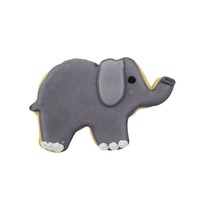 (Discontinued) R&M Elephant Cookie Cutter 3.5" Pink