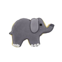 R&M Elephant Cookie Cutter 3.5"- Pink