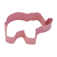 (Discontinued) R&M Elephant Cookie Cutter 3.5" Pink
