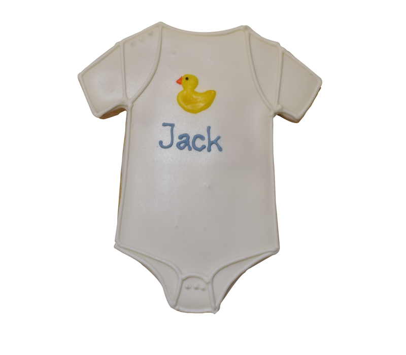 (discontinued) R&M Baby Bodysuit Cookie Cutter  4"- White