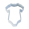 R&M (discontinued) R&M Baby Bodysuit Cookie Cutter  4"- White