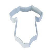 (discontinued) R&M Baby Bodysuit Cookie Cutter  4"- White