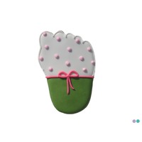 (discontinued) R&M Foot Cookie Cutter 3.5" - Blue