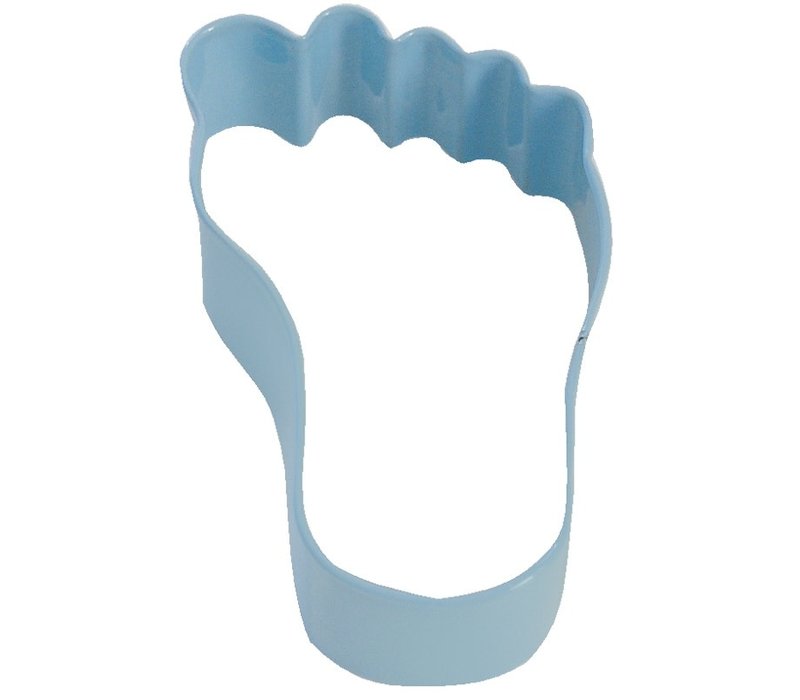 (discontinued) R&M Foot Cookie Cutter 3.5" - Blue