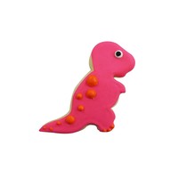 R&M Tyrannosaurus Rex Baby Cookie Cutter 4.75"- Orange