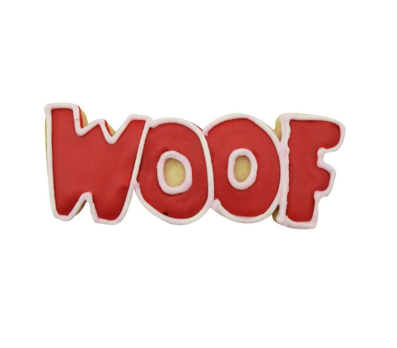 (discontinued) R&M "WOOF" Cookie Cutter 3.5"