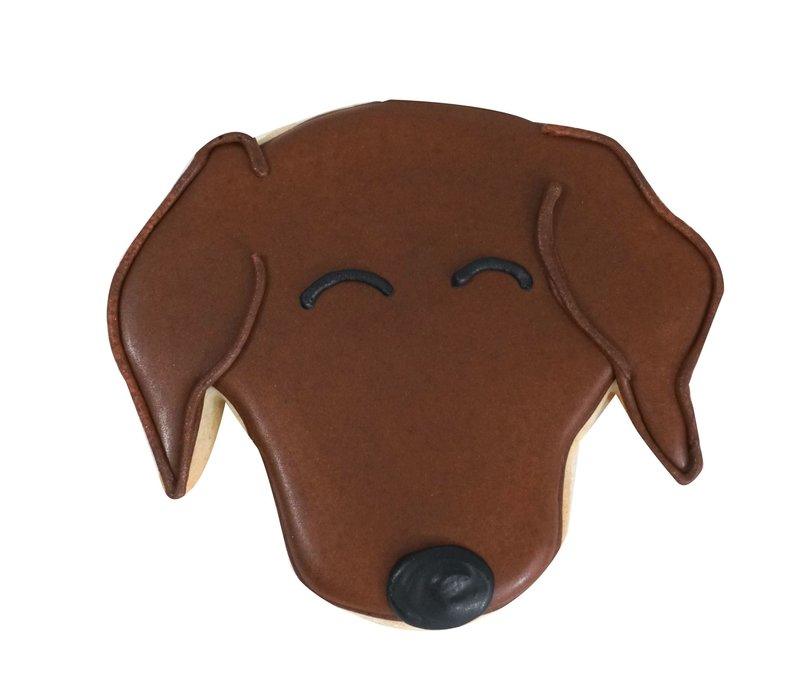 R&M Dog Face Cookie Cutter 3.5"