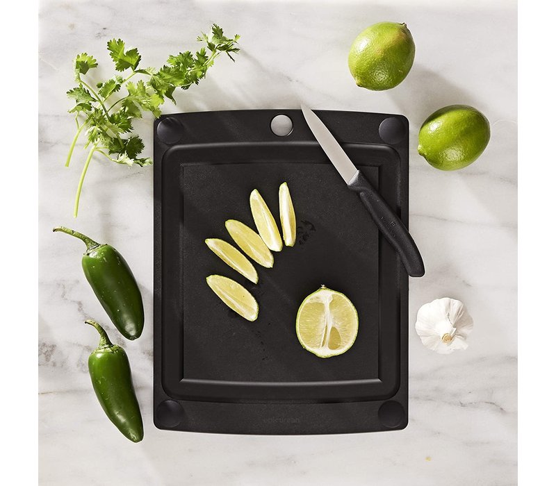 Epicurean, Slate Cutting Board with black sticky feet - 11.5" x 9"
