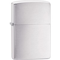 Zippo Armor Lighter Brushed Chrome Finish