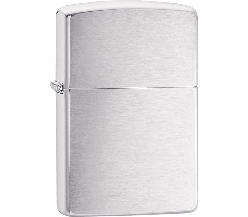 Zippo Armor Lighter Brushed Chrome Finish