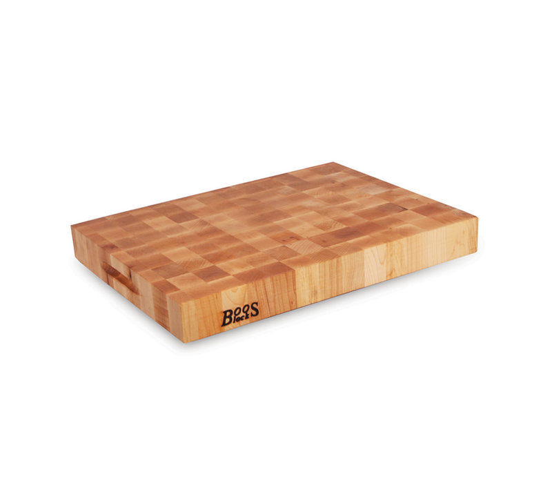 John Boos Maple Chopping Block Reversible, End Grain 20"x15"x2-1/4"