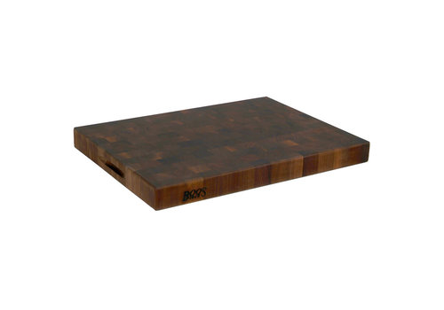 John Boos John Boos Walnut Chopping Block, Reversible, End Grain, 20"x18"x2-1/4"