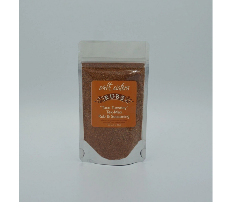 S.A.L.T. Sisters "Taco Tuesday" Tex-Mex Rub & Seasoning- 3oz