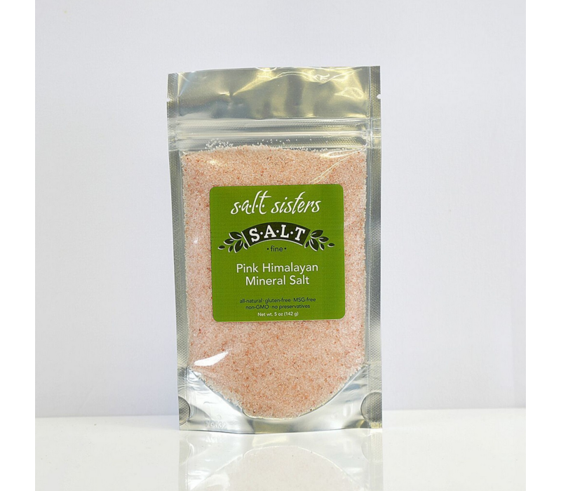 S.A.L.T. Sisters Pink Himalayan Mineral Salt- Fine 5oz