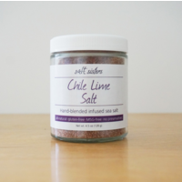 Salt Sisters, Chile Lime Infused Sea Salt 4oz