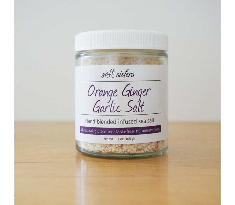 Orange Ginger Garlic Salt 3.7 oz