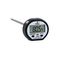 HIC, Roasting Instant Read Digital Meat Thermometer Shatterproof LCD Display