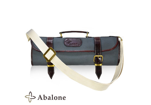 Boldric Boldric 9-Pocket Canvas Roll Knife Bag- Abalone