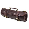 Boldric Leather 9 Pocket Knife Roll- Brown