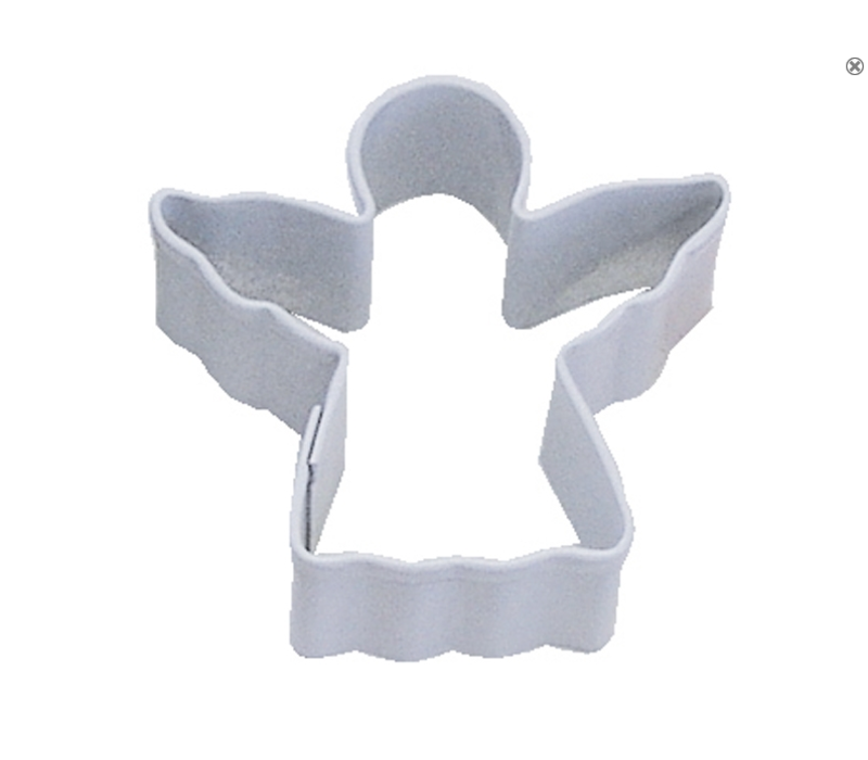 (discontinued) R&M Mini Angel Cookie Cutter 1.75"-White