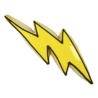 R&M Lightning Bolt Cookie Cutter 5"