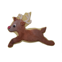 (discontinued) R&M Reindeer Cookie Cutter 3" - Red