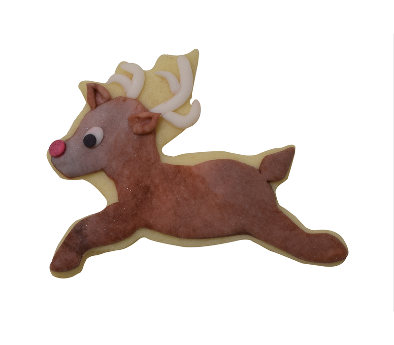 R&M Reindeer Cookie Cutter 3" - Red