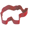 R&M (discontinued) R&M Elephant Cookie Cutter 3.5"- Red