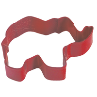 R&M Elephant Cookie Cutter 3.5"- Red