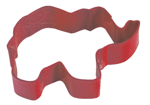 R&M (discontinued) R&M Elephant Cookie Cutter 3.5"- Red