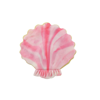 R&M Sea Shell Cookie Cutter 3" White