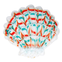 R&M Sea Shell Cookie Cutter 3" White