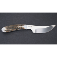 Silver Stag Smith Slab Antler Slab Handle, D2 Steel