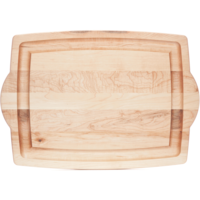 JK Adams Maple Carving Board with Handles and Juice Groove