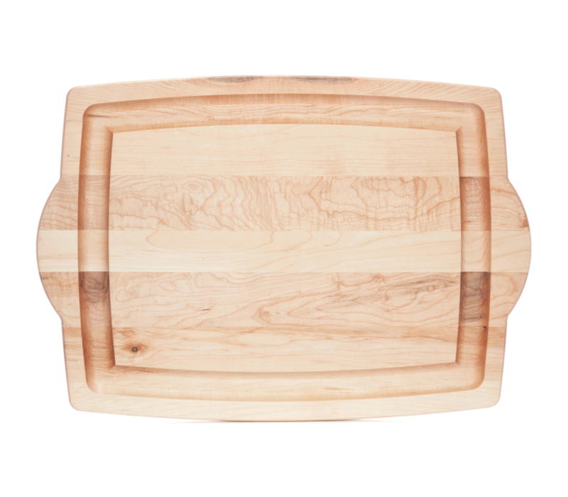 JK Adams Maple Carving Board with Handles and Juice Groove