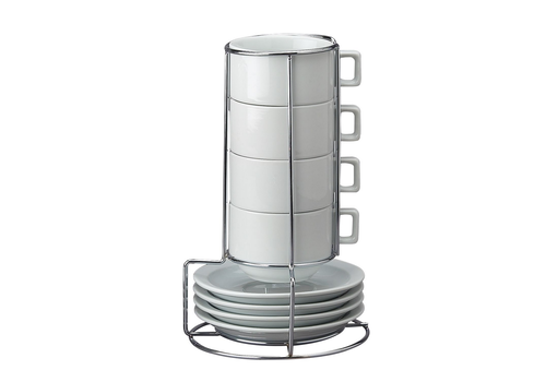 HIC NT314--HIC, Stackable Cappuccino Mug Set