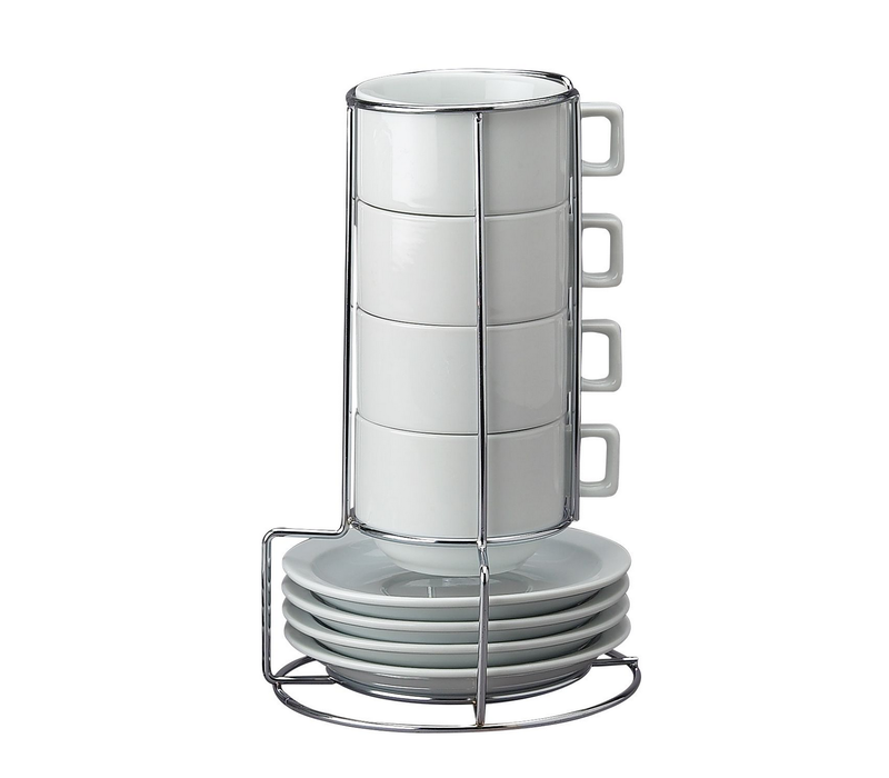 NT314--HIC, Stackable Cappuccino Mug Set