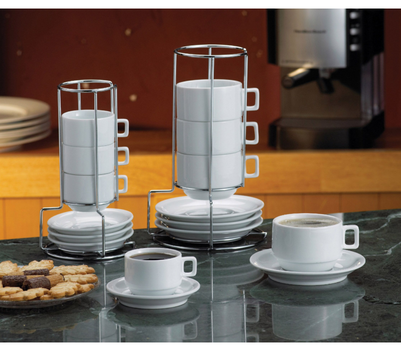 HIC, Stackable Cappuccino Mug Set