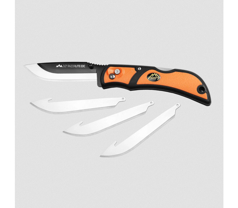Outdoor Edge, 3" Razor Lite EDC, Orange