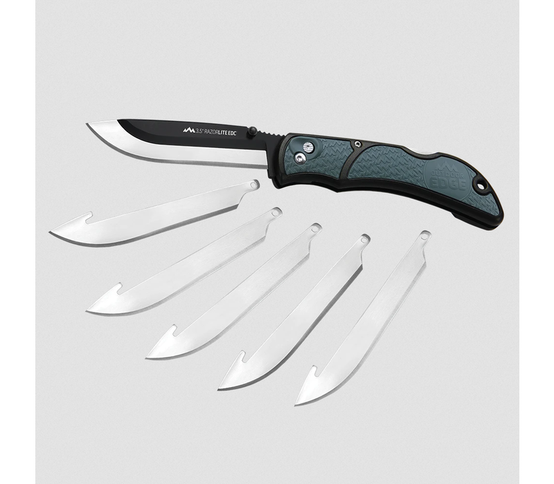 OutdoorEdge, 3.5" Razor-Lite EDC Gray Blister