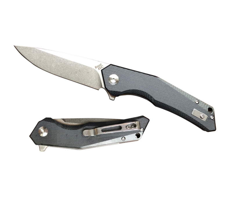 B'yond EDC Arch Flipper Black G10 Handle, D2 Steel