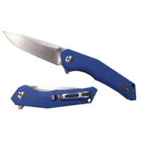 B'yond EDC Arch Flipper Knife- Blue G-10, D2 Steel