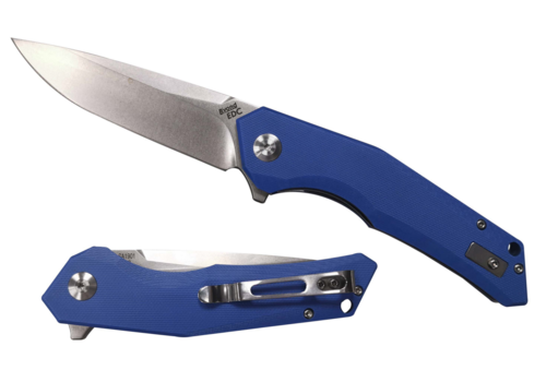 B'yondEDC B'yond EDC Arch Flipper Blue G-10, D2 Steel