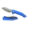 B'yondEDC B'yond EDC Sunder Flipper Knife,  Blue G-10, D2 Steel
